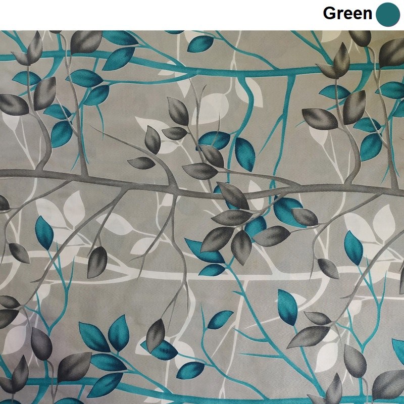 غطاء مرتبة قطنية – ملائم، قابل للتنفس، تصميم أوراق بسحاب، 195×90 سم