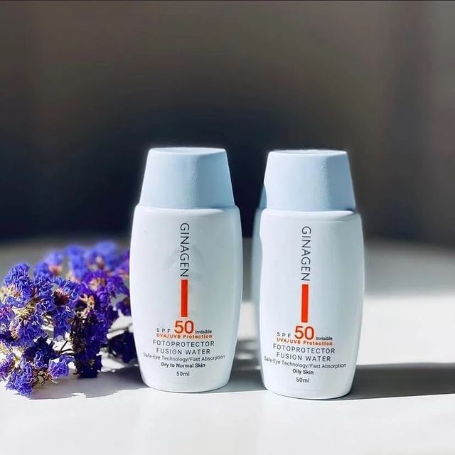 واقي شمس جيناجين شفاف SPF50 للبشرة الدهنية 50 مل