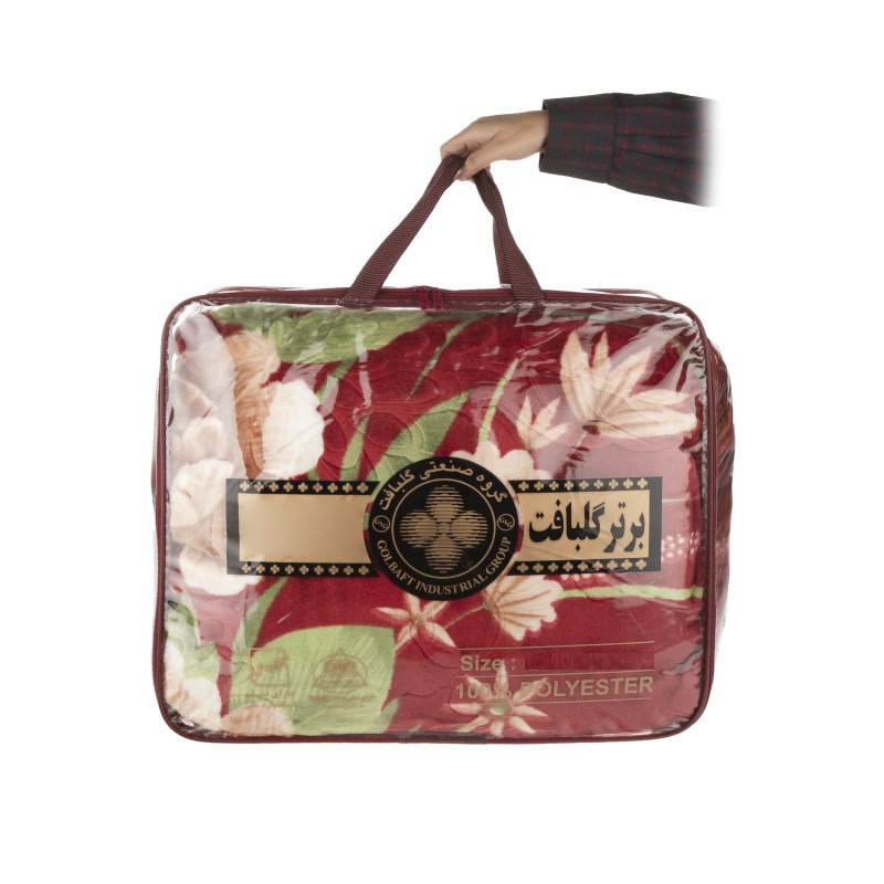 بطانية سرير فردي إيرانية من جولبافت بموديل زهري تصميم الزهور