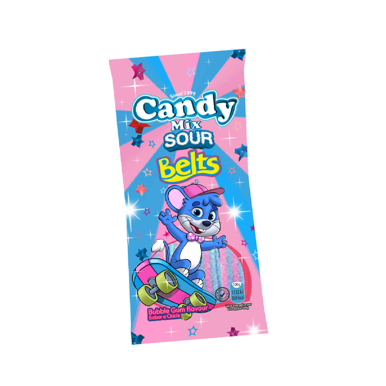 حلوى جيلاتينية حلال عصي بنكهة العلكة – مارابو (85 جرام، ×10)