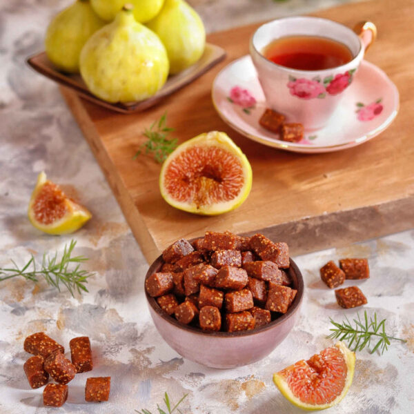 مكعبات التين الأبيض المجفف بديل السكر الطبيعي 700 جرام