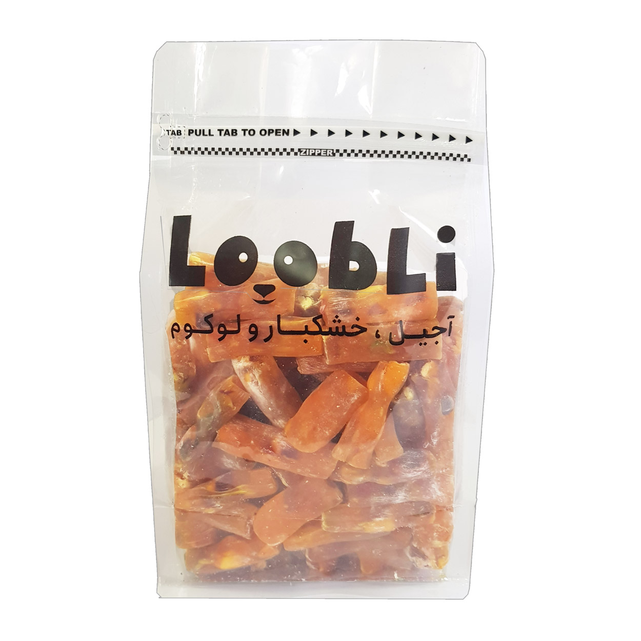 لوكوم التركية بنكهة البرتقال والفستق – 500 جرام