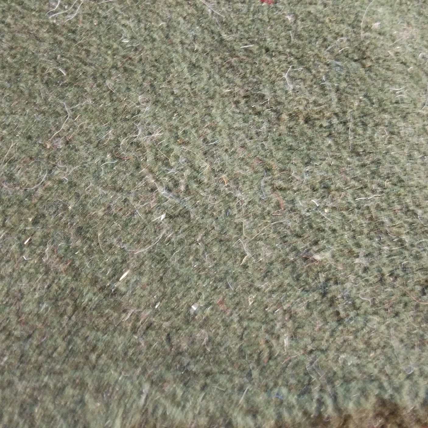 سجاد جابيه إيراني من الصوف محبوك يدويًا في فارس أخضر