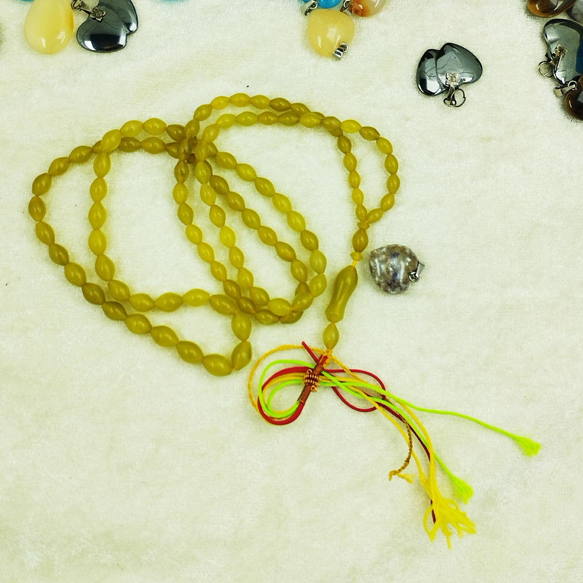 السبحة الإسلامية المصنوعة من شاه مغصود الأفغاني مع 101 حبة تسبيح – الجندومي