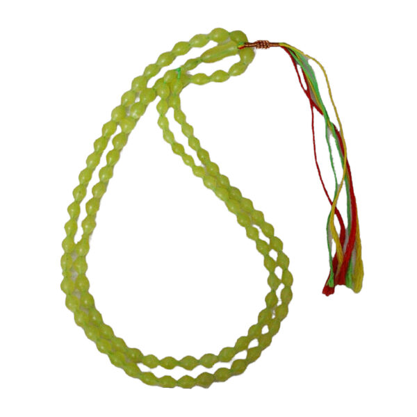 السبحة الإسلامية المصنوعة من شاه مغصود الأفغاني مع 101 حبة تسبيح - الأخضر الثعباني