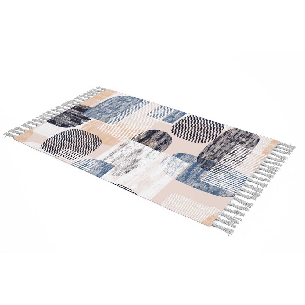 بطانية مخمل ناعمة وخفيفة للأريكة مجرد كريمي