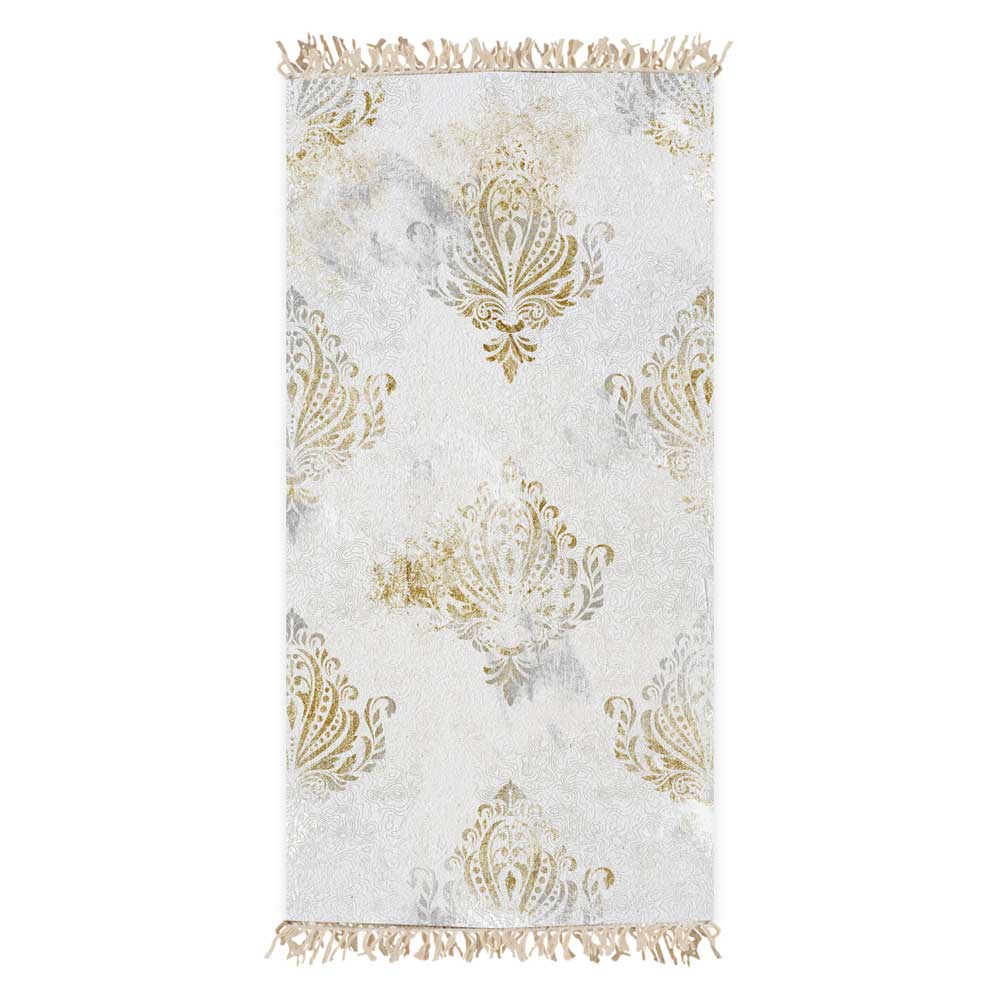 بطانية مخمل ناعمة وخفيفة للأريكة طراز دمشقي