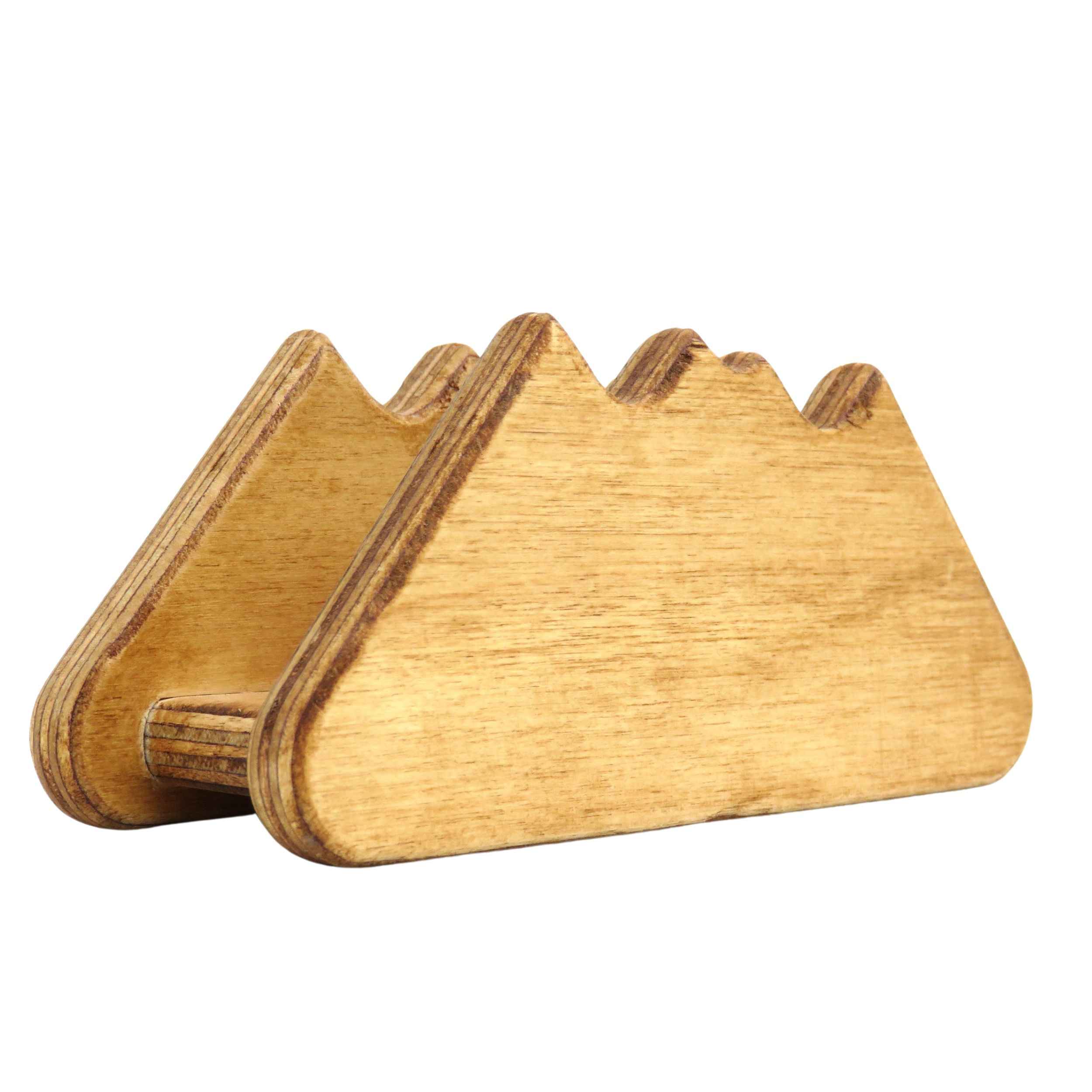 حامل مناديل خشبي ريفي – تصميم كلاسيكي