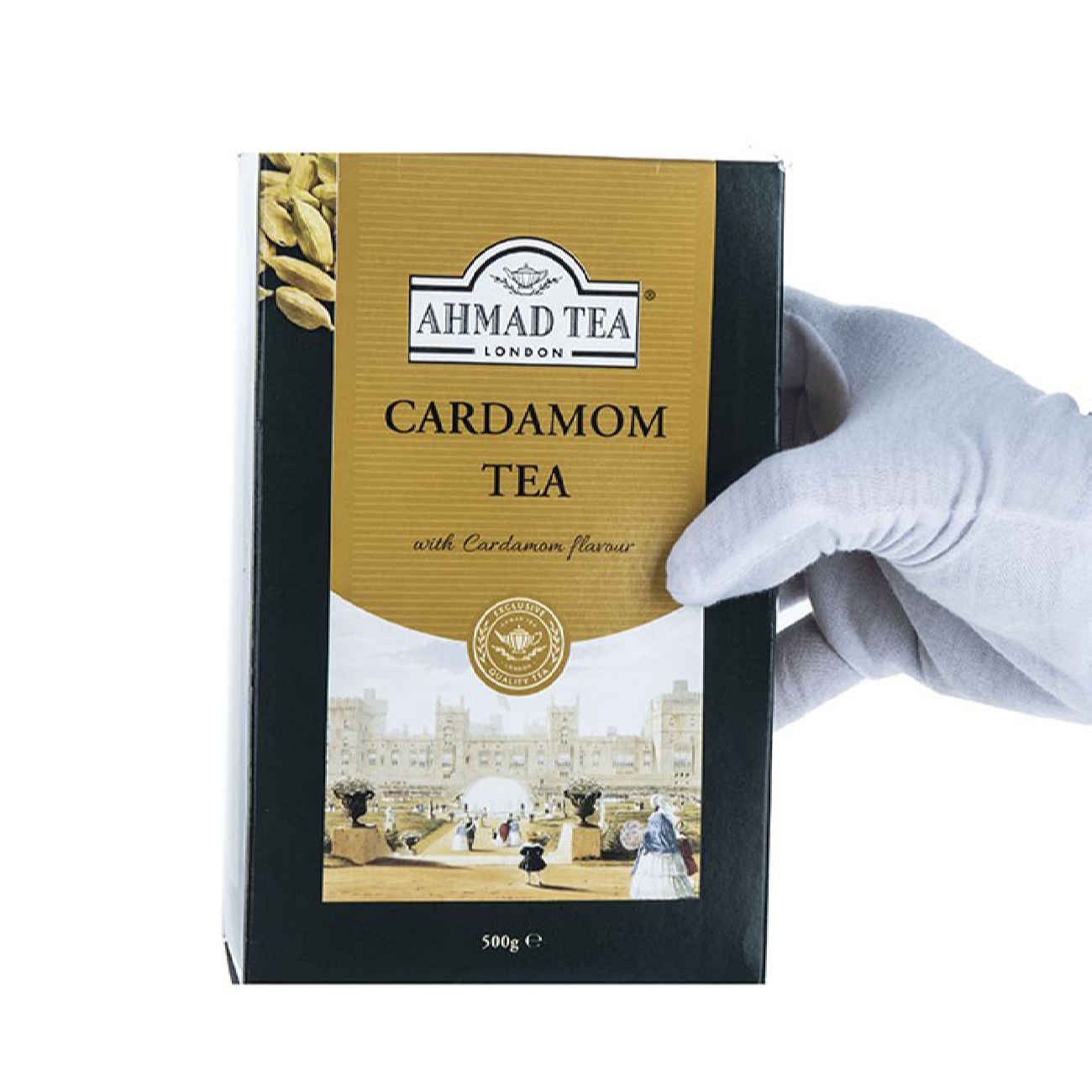 شاي أحمد الأسود أوراق سائبة بنكهة الهيل – 500 جرام