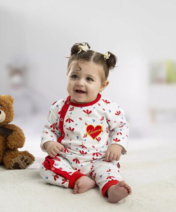 بدلة طويلة الأكمام للبنات مع قبعة