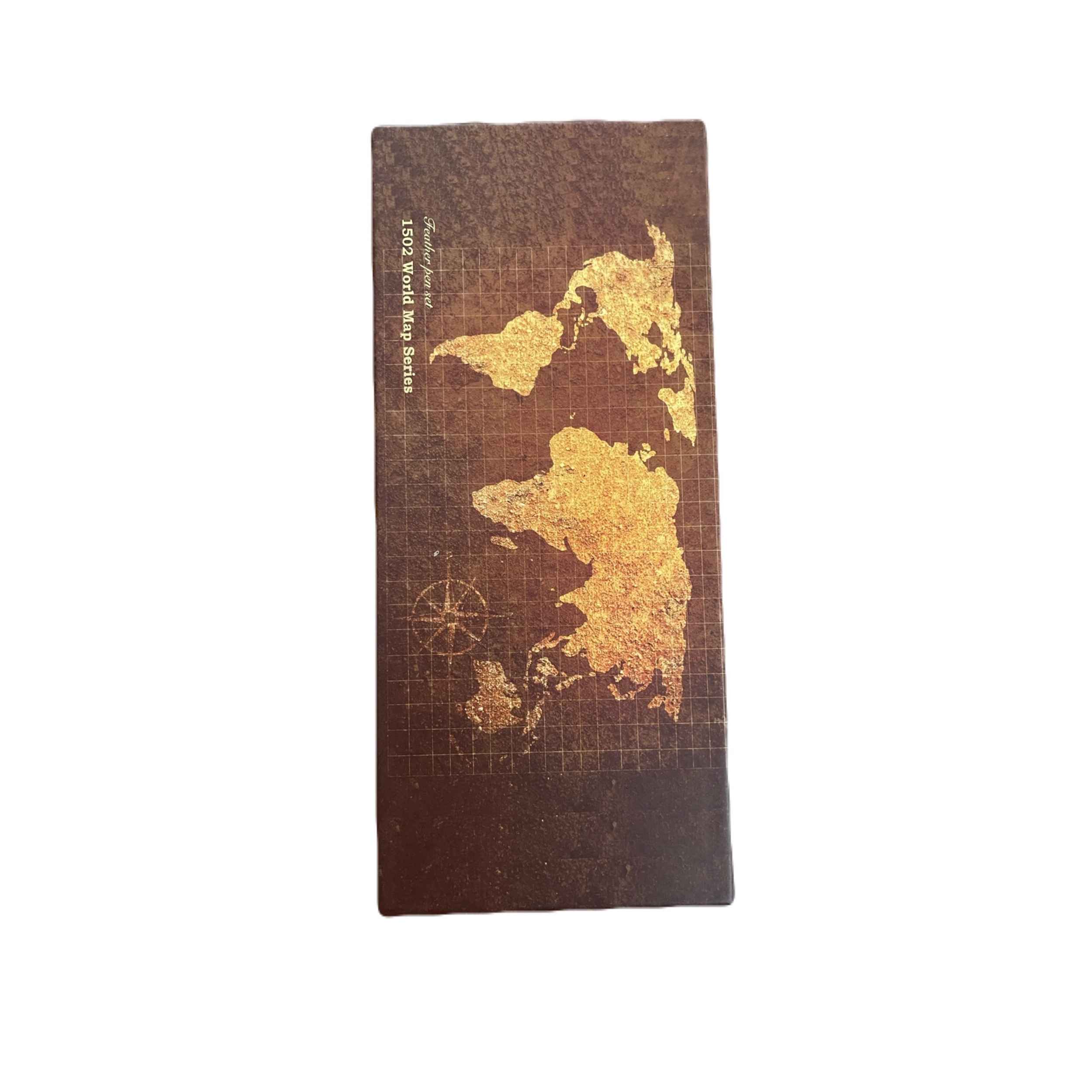 مجموعة أقلام ريشة مع رأس معدني قابل للتبديل