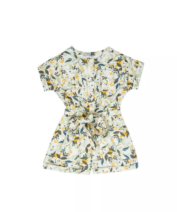 بدلة للبنات بتصميم أوراق الشجر