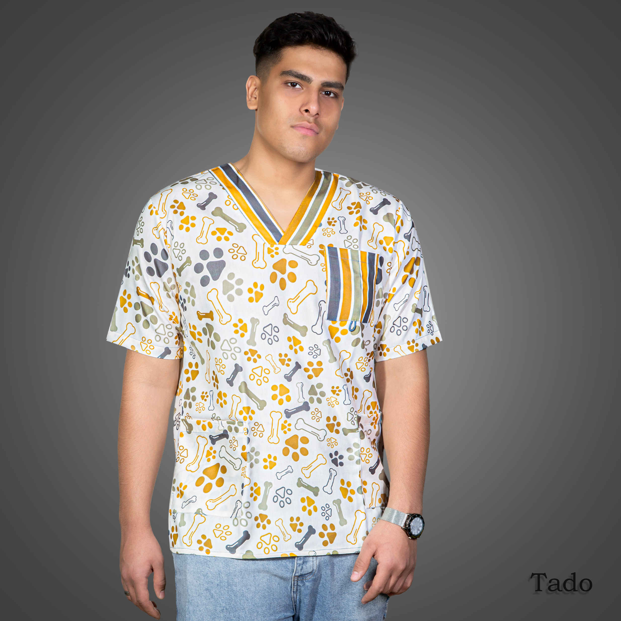 بلوزة طبية رجالية لطب البيطرة – متينة وعملية