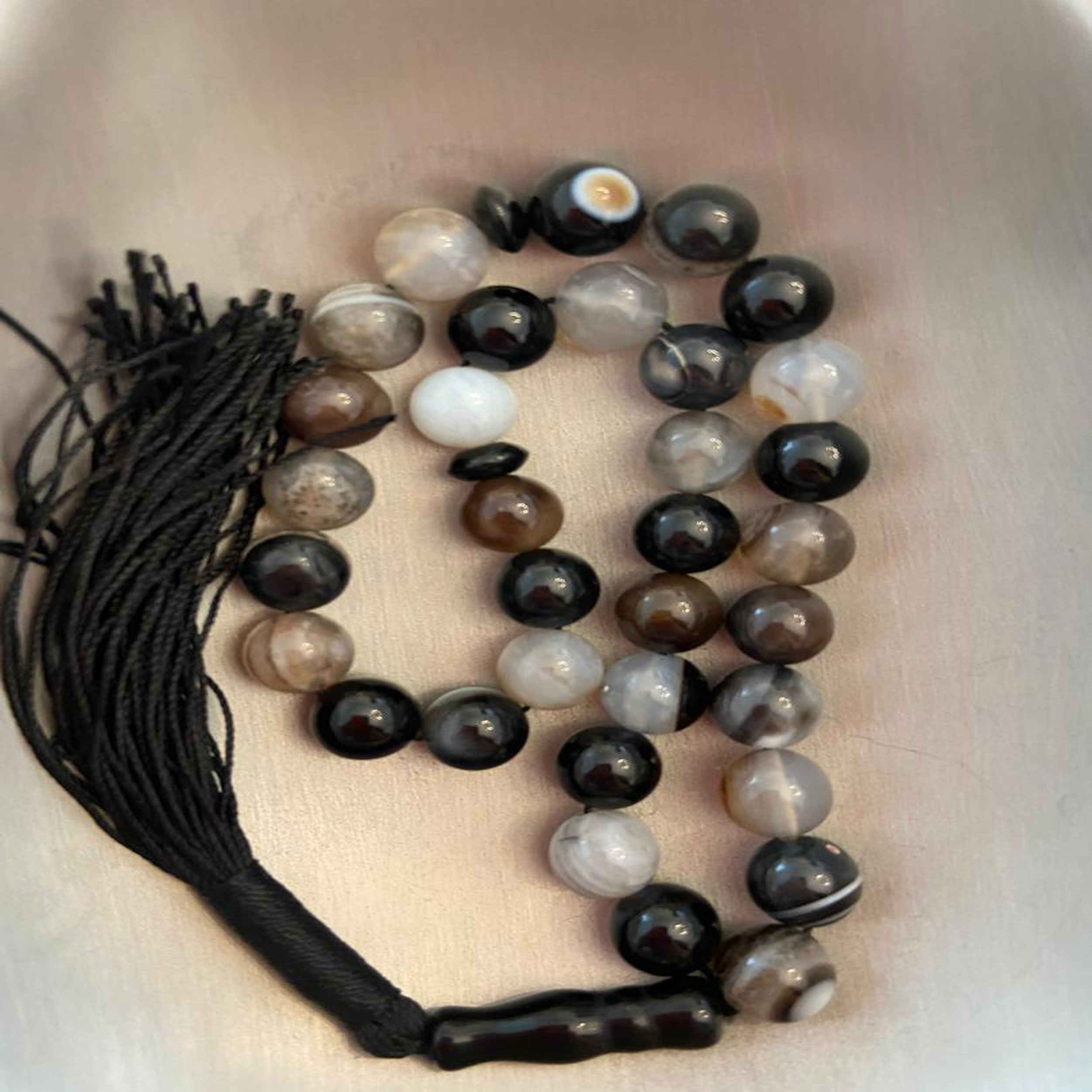 السبحة الإسلامية باباجوريا 33 حبة تسبيح