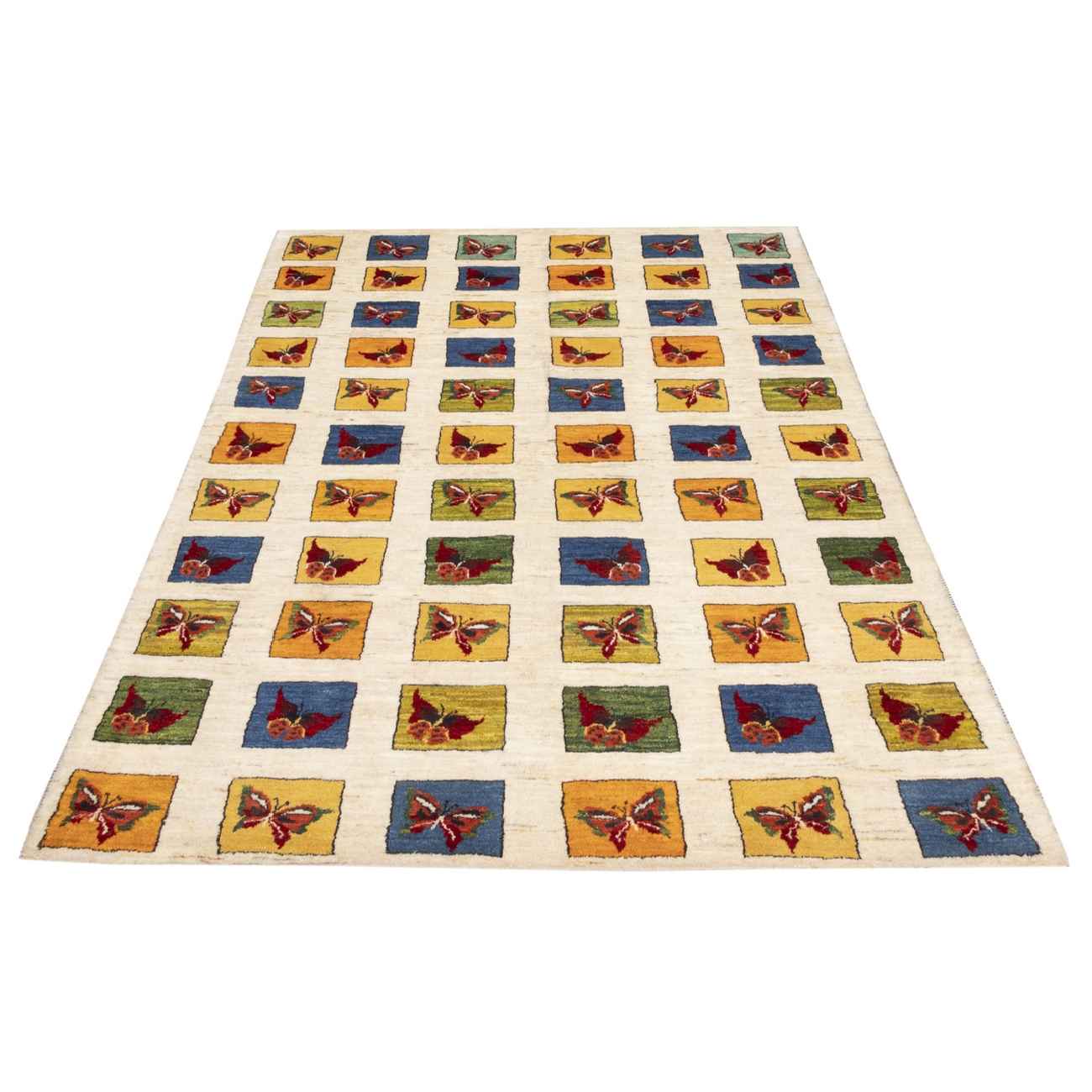 سجاد جابيه إيراني من الصوف محبوك يدويًا في فارس