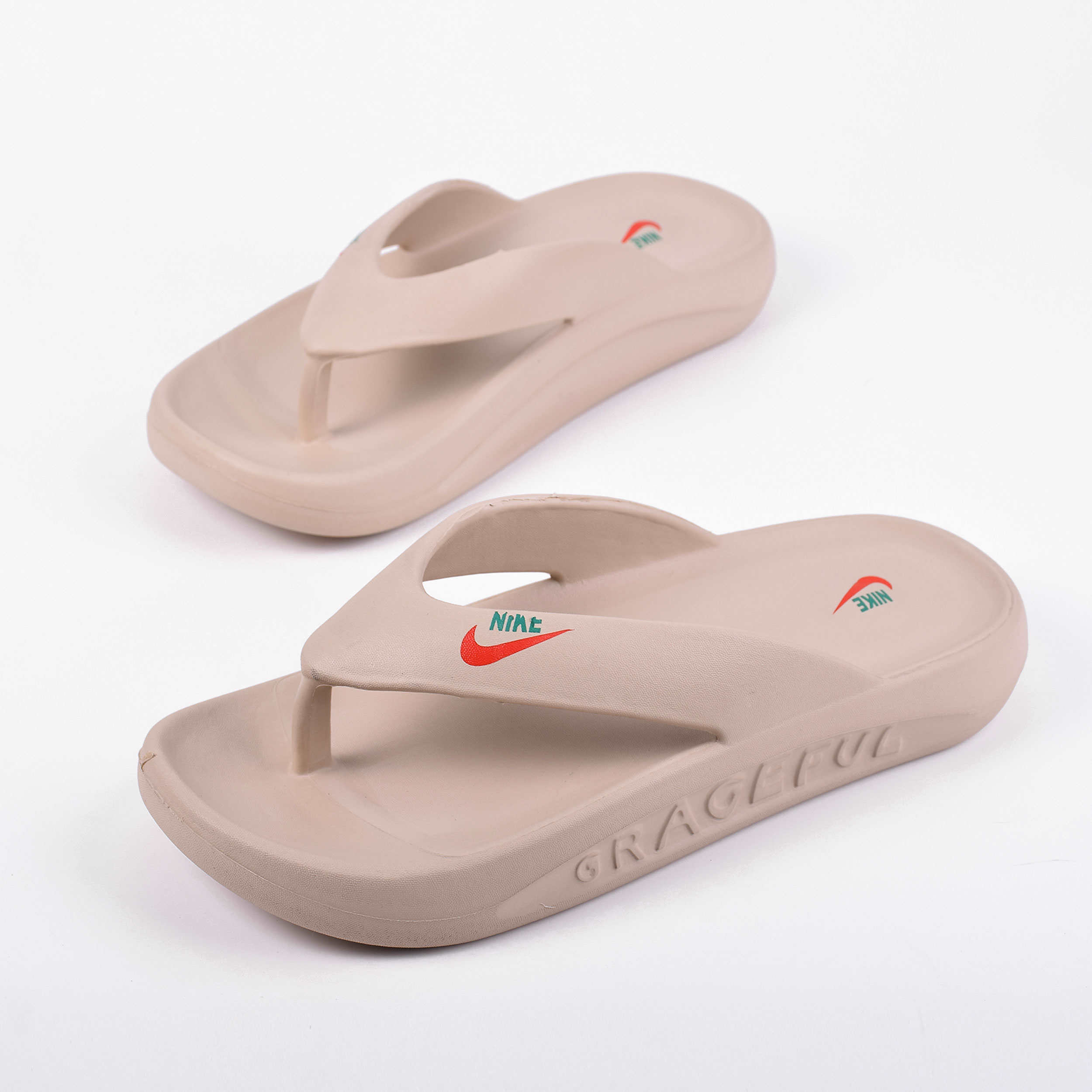 شبشب فليب فلوب بين الأصابع مضاد للانزلاق للرجال باللون الوردي الفاتح