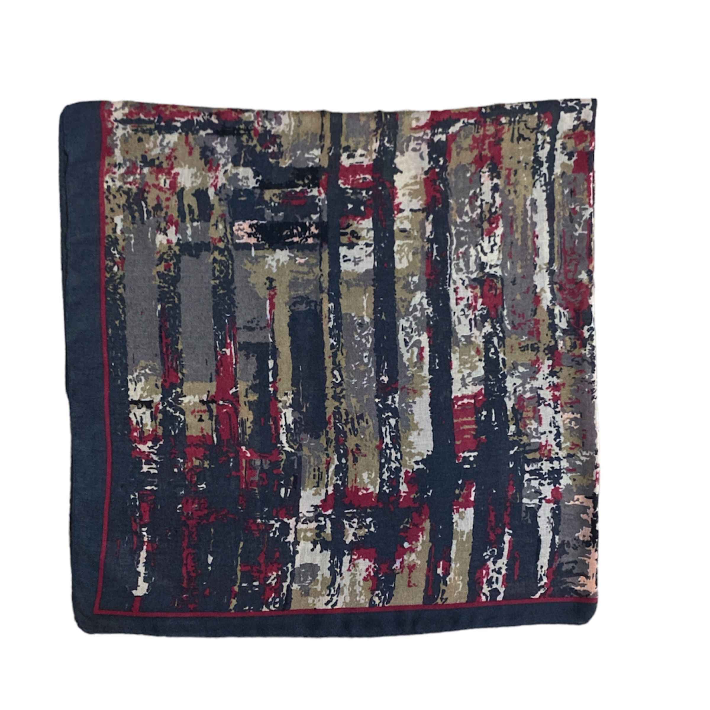 وشاح نسائي بتصميم تجريدي للاستخدام اليومي بلمسة ناعمة