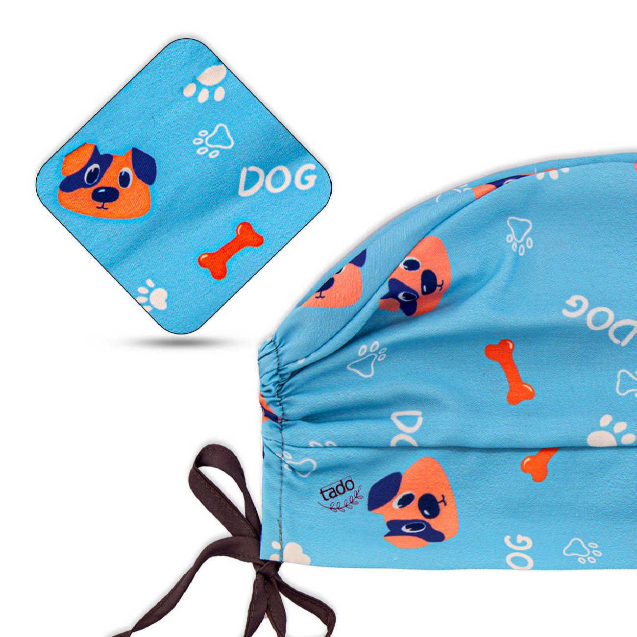 طقم زي طبي نسائي لطب البيطرة مع قبعة – منسق وأنيق