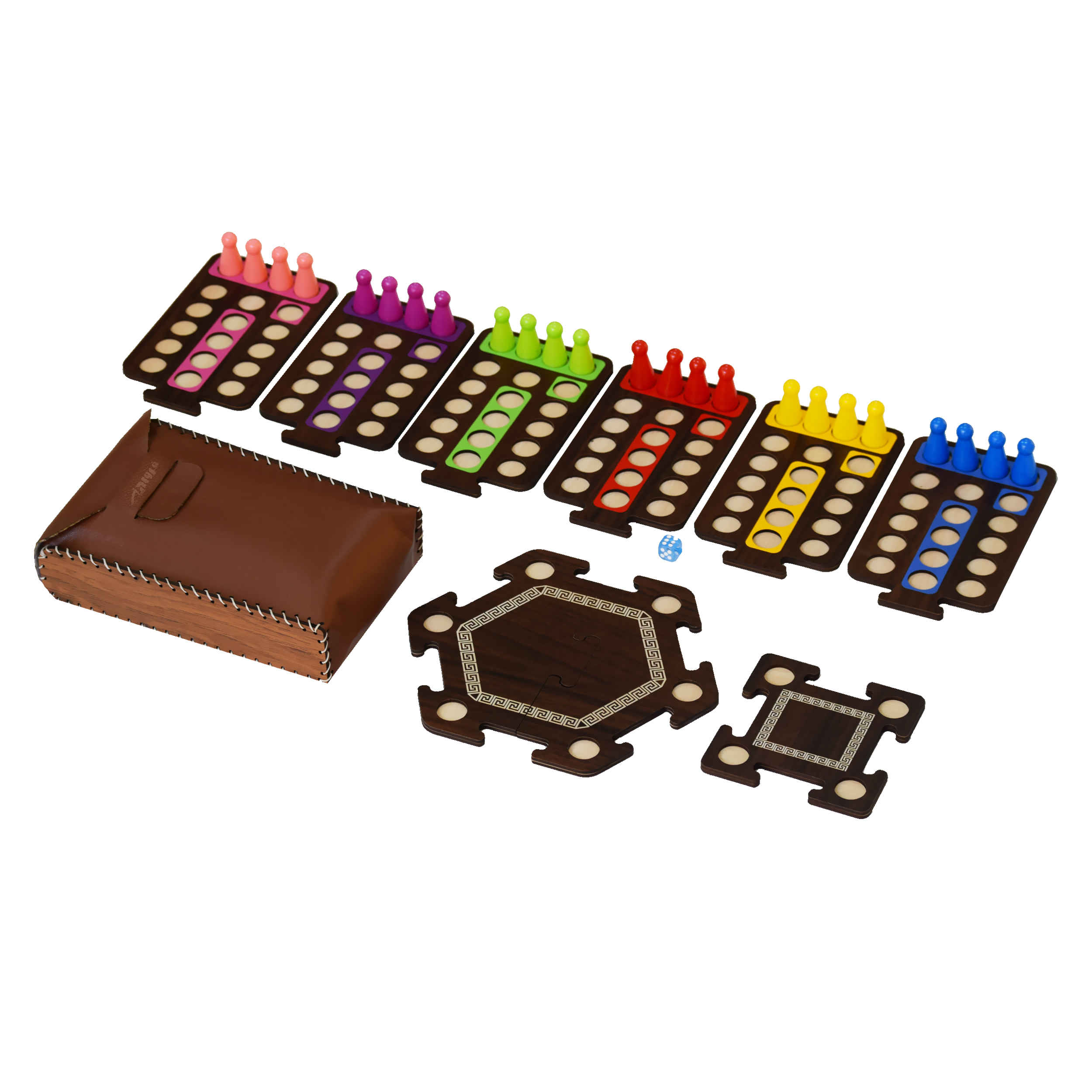 لعبة لودو اللوحية – لعبة لوحية عائلية كلاسيكية لـ 4 – 6 لاعبين