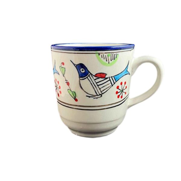 كوب فني فخاري مصنوع يدويًا - نموذج إيليا