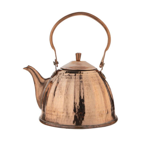 غلاية نحاسية إيرانية متينة للطهي التقليدي مطروقة