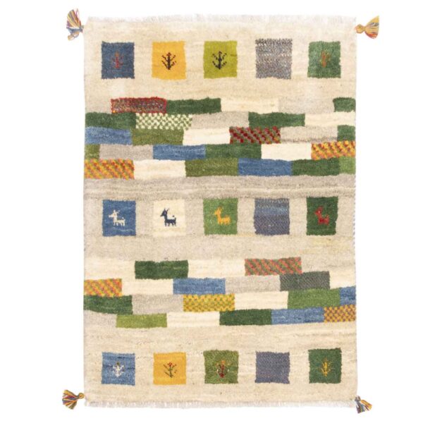 سجاد جابيه إيراني من الصوف محبوك يدويًا في فارس