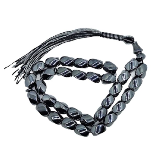 السبحة الإسلامية من الهيماتيت مصنوعة بـ 33 حبة تسبيح
