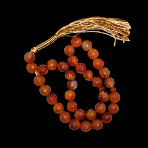 مسبحة إسلامية من اليمني العقيق مصنوعة من 33 حبة تسبيح I