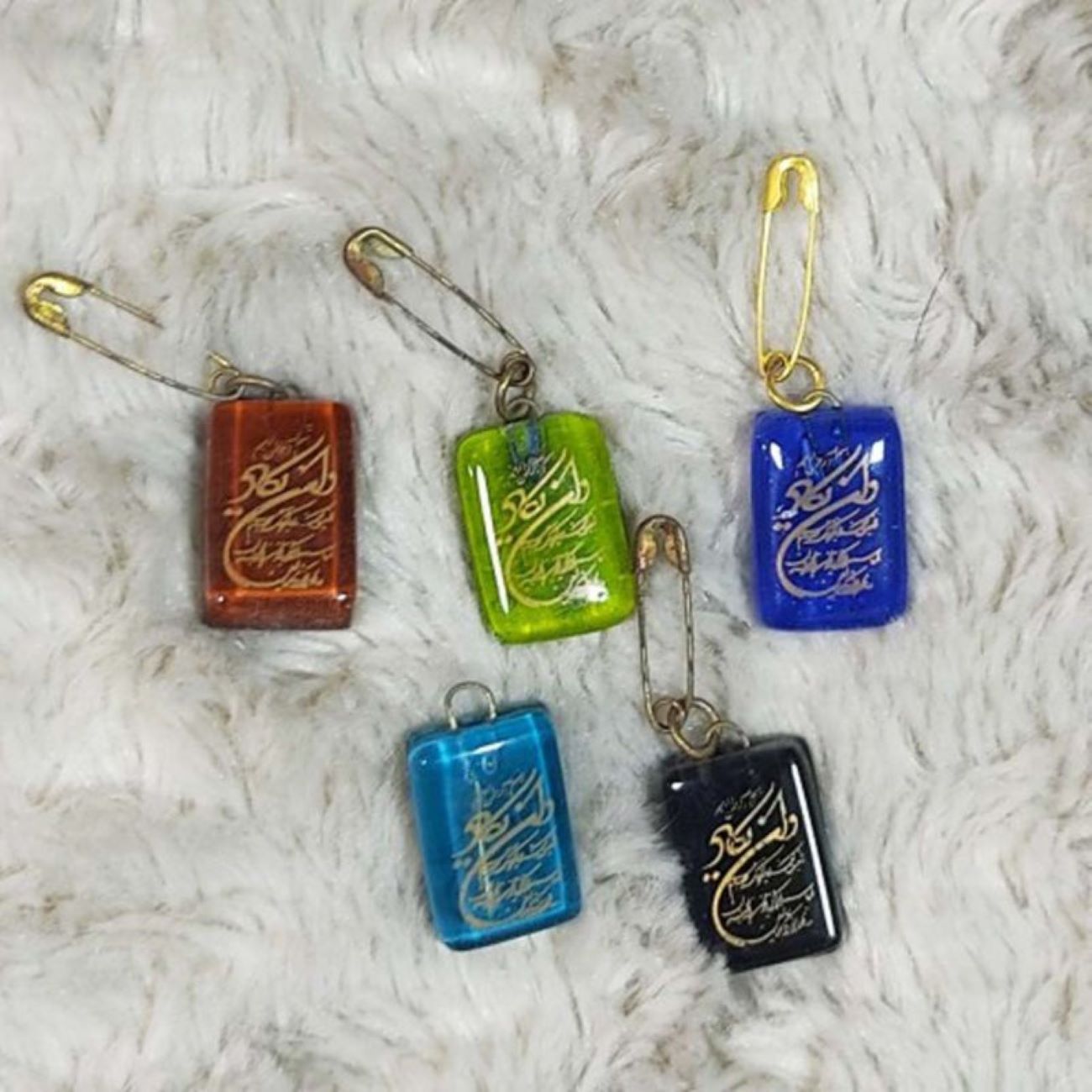 دبوس بروش إسلامي دبوس أمان بتصميم وان ياقاد