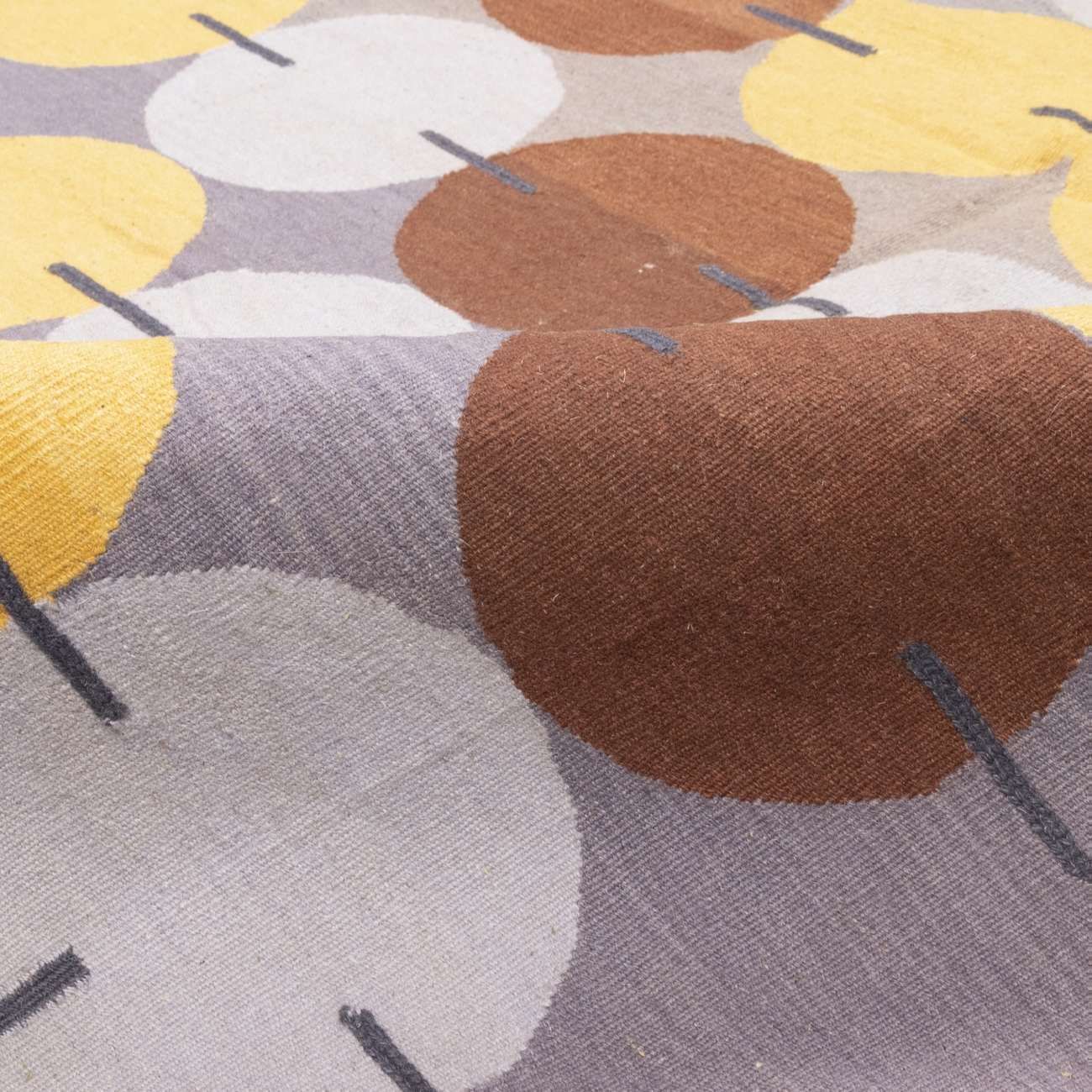 سجاد كليم إيراني من الصوف منسوج يدويًا بنقش هندسي في فارس