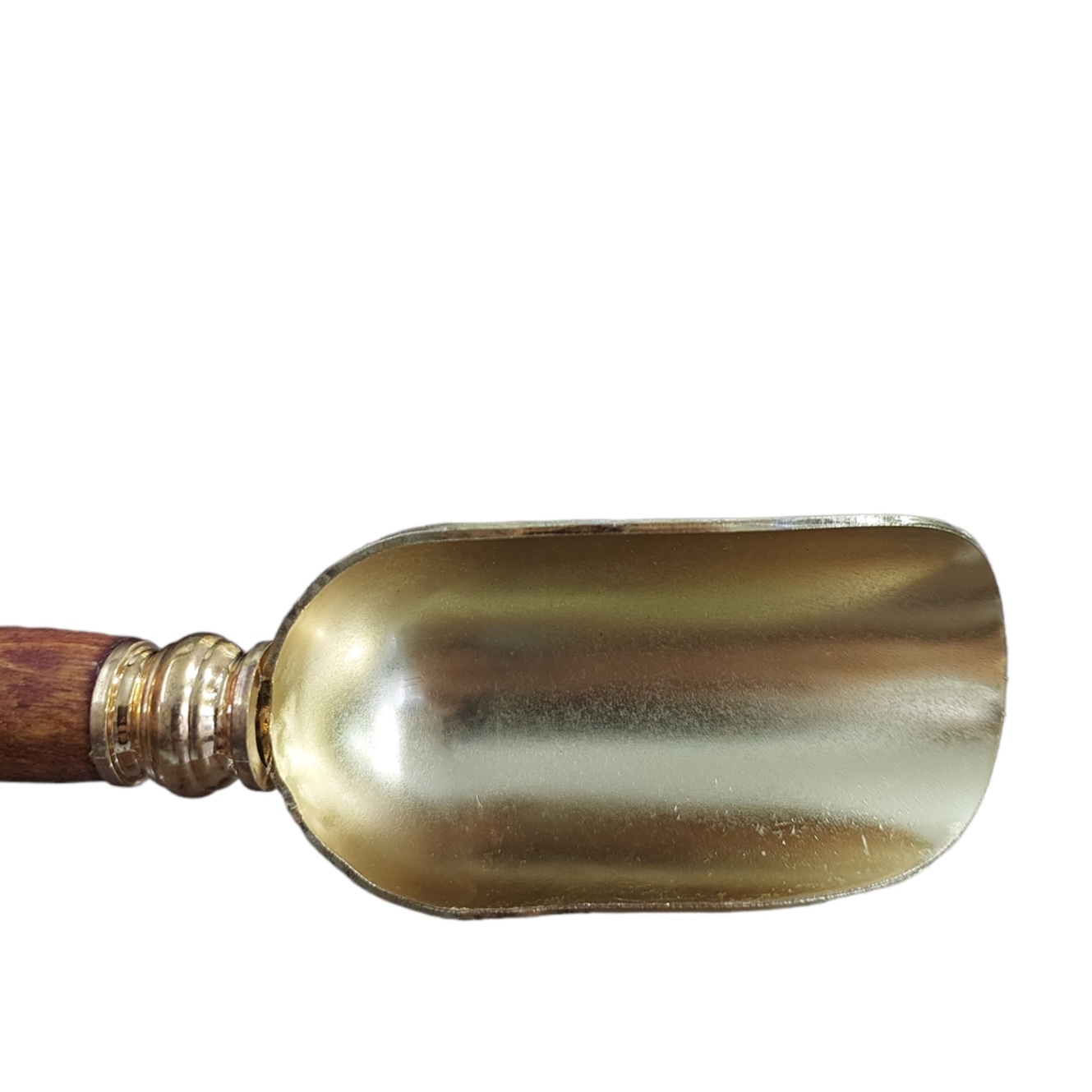 ملعقة تقديم مكسرات بمقبض خشبي – مجموعة 3 قطع