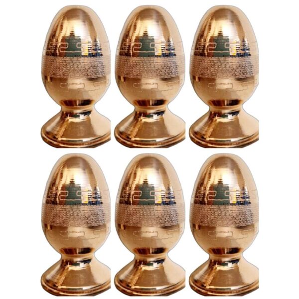 مجموعة شاكرات ملح وفلفل نحاسي إيراني بتصميم فني