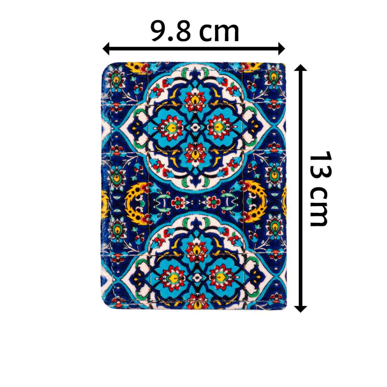 دفتر ملاحظات إيراني بتصميم فن البلاط التقليدي، دفتر ملاحظات فني
