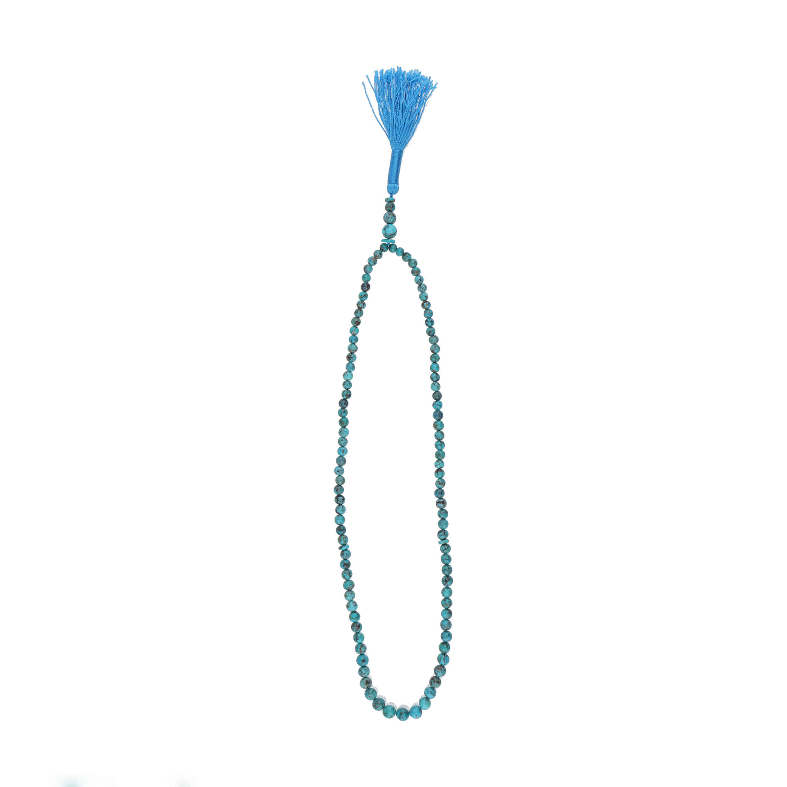 سبحة إيرانية من حجر الفيروز نيشابور من بـ 101 خرزة للصلاة