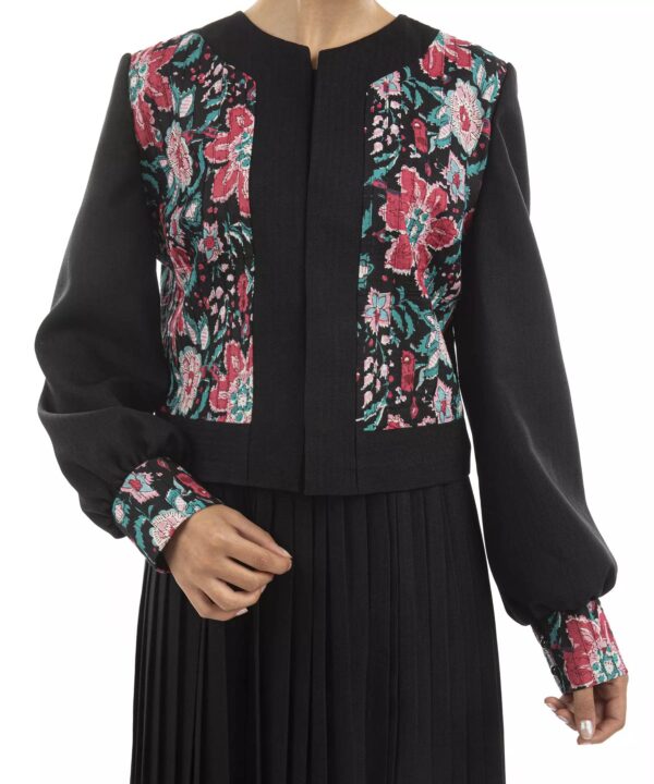 مانتو إيراني قصير للنساء بتصميم زهور