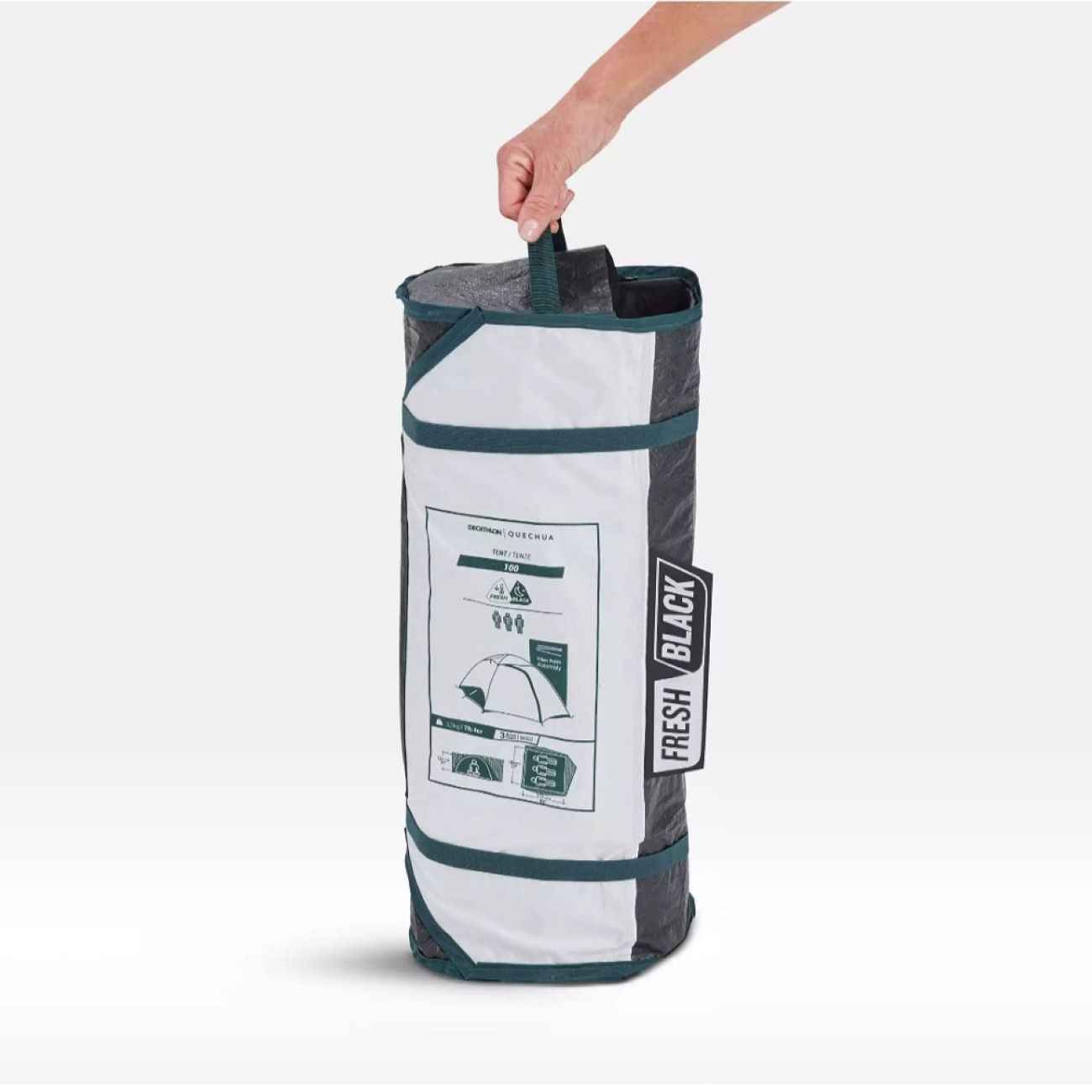 خيمة التخييم من كويتشوا لشخصين إلى ثلاثة أشخاص للتنزه والماء