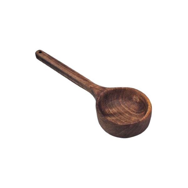 ملعقة تقديم مكسرات خشبية بأسلوب ريفي