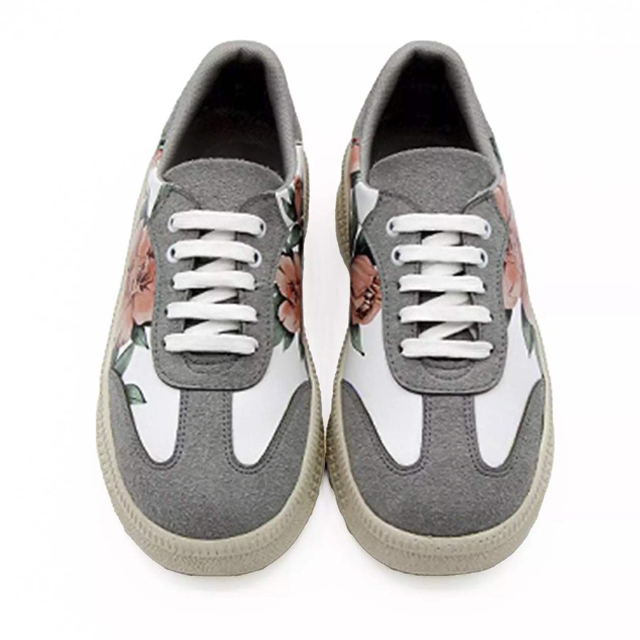 أحذية رياضية عارضة بطبعة الجرافيتي للنساء طراز شيك – روز