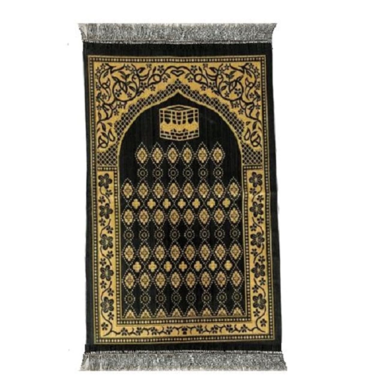 سجادة صلاة إسلامية من المخمل مبطنة