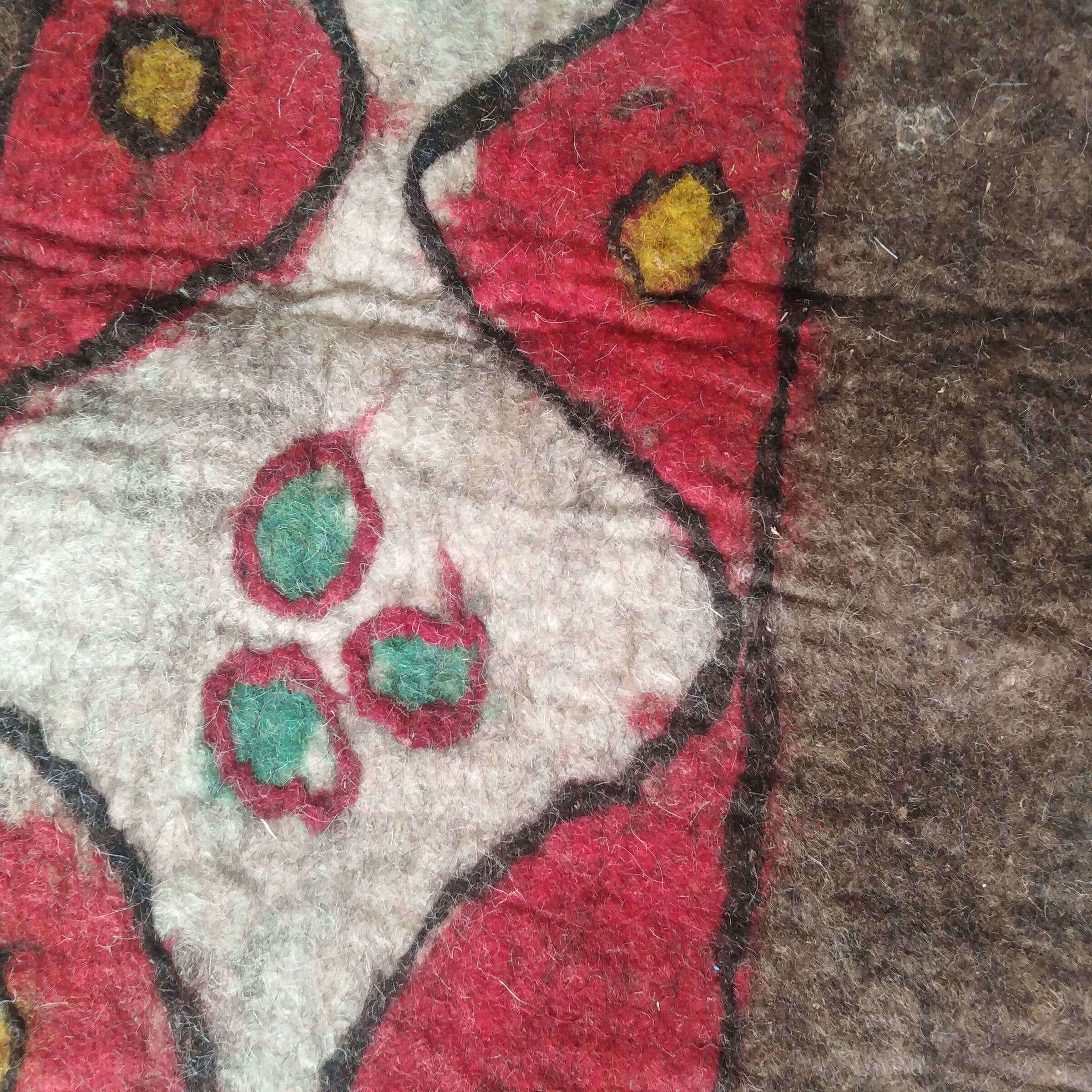 سجادة من اللباد الصوفي الإيراني 100% طبيعية ويدوية بهرام
