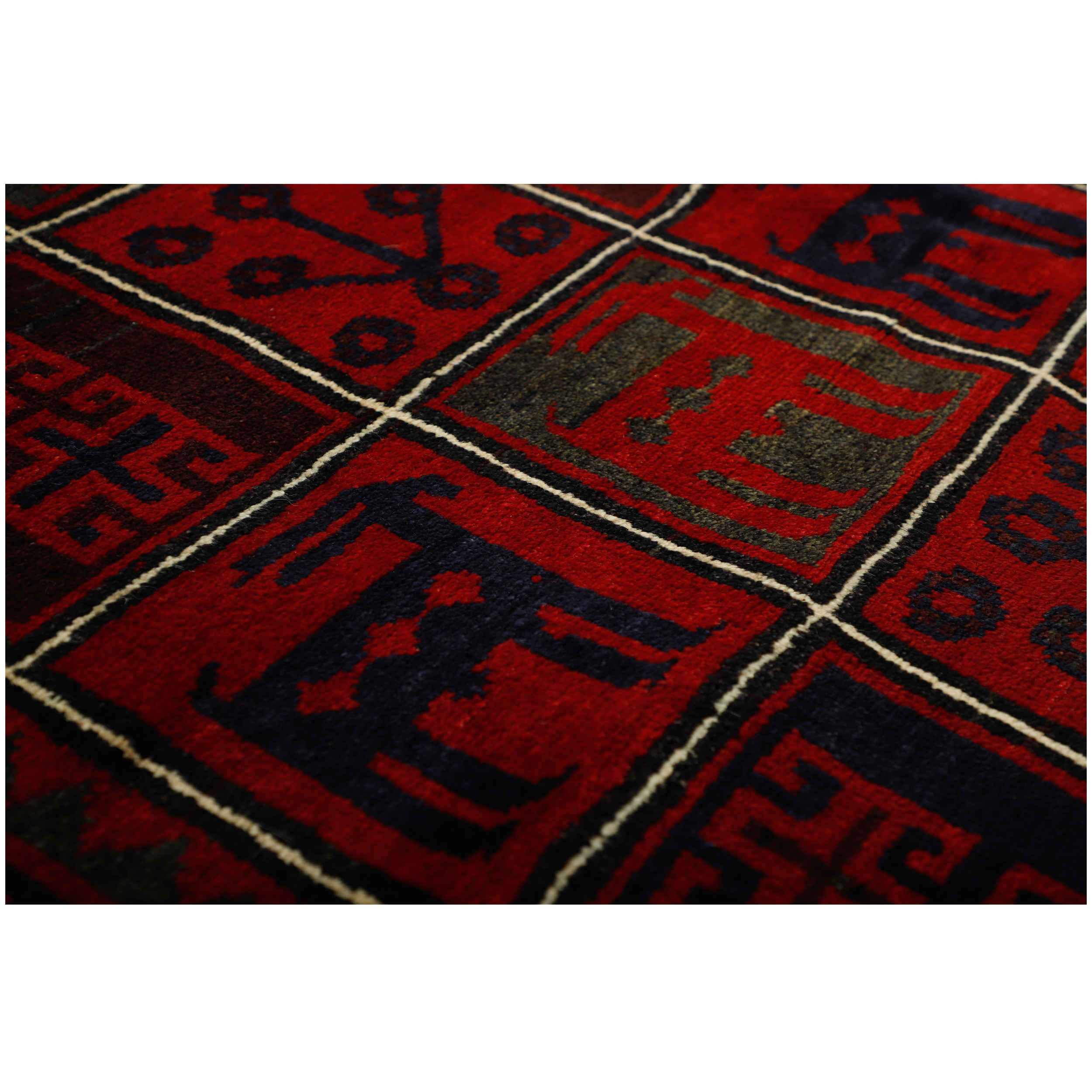 سجادة إيرانية أصلية من الصوف منسوجة يدويًا في جهارمحال وبختياري