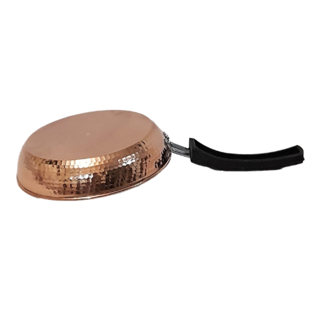 مقلاة نحاسية إيرانية مصنوعة يدويًا ومطرقة – تصميم أرتان