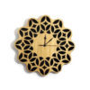 ساعة حائط خشبية يدوية الصنع إيرانية