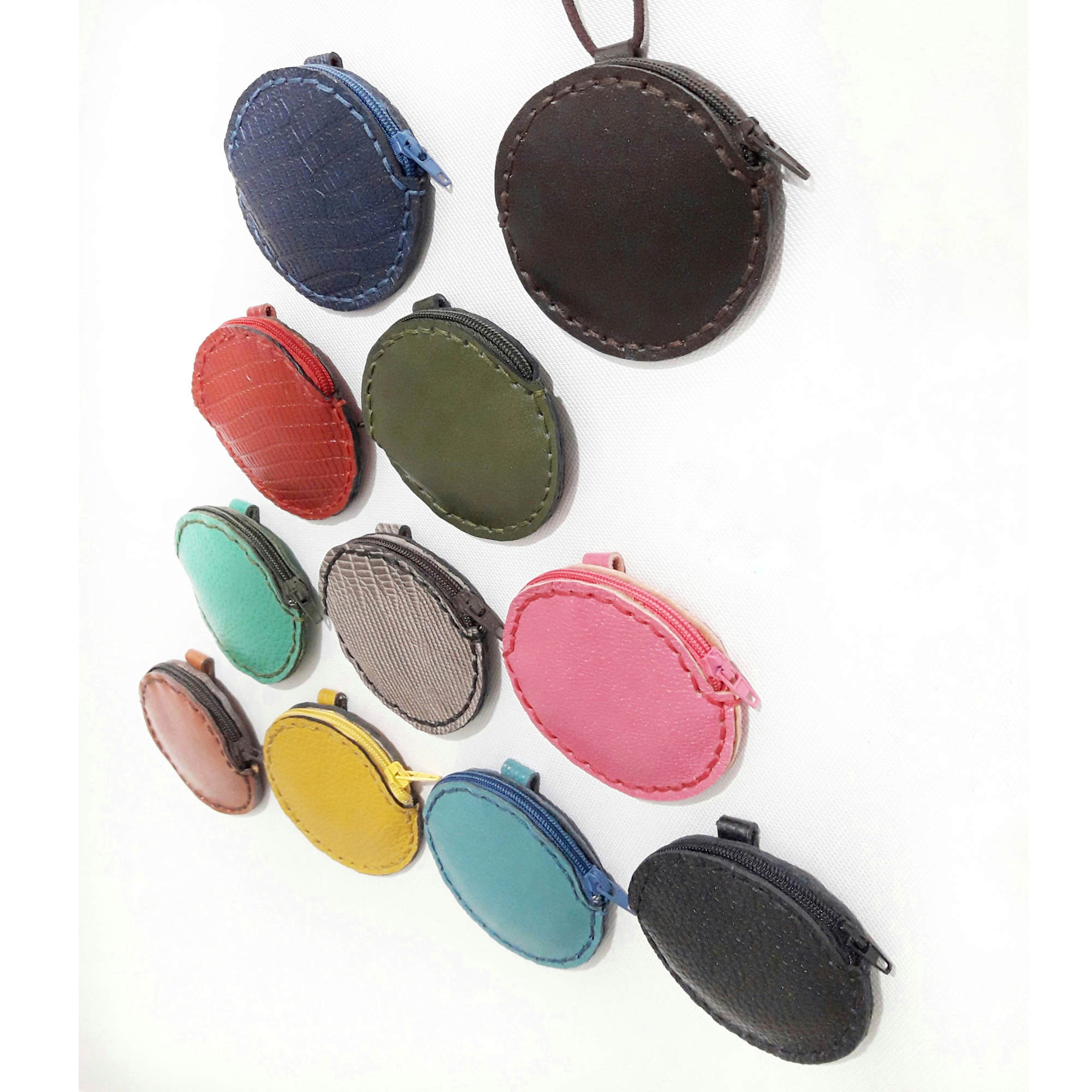 حقيبة عنق تعويذ – حامل تعويذة من الجلد الطبيعي – قطعة أصلية للارتداء على العنق