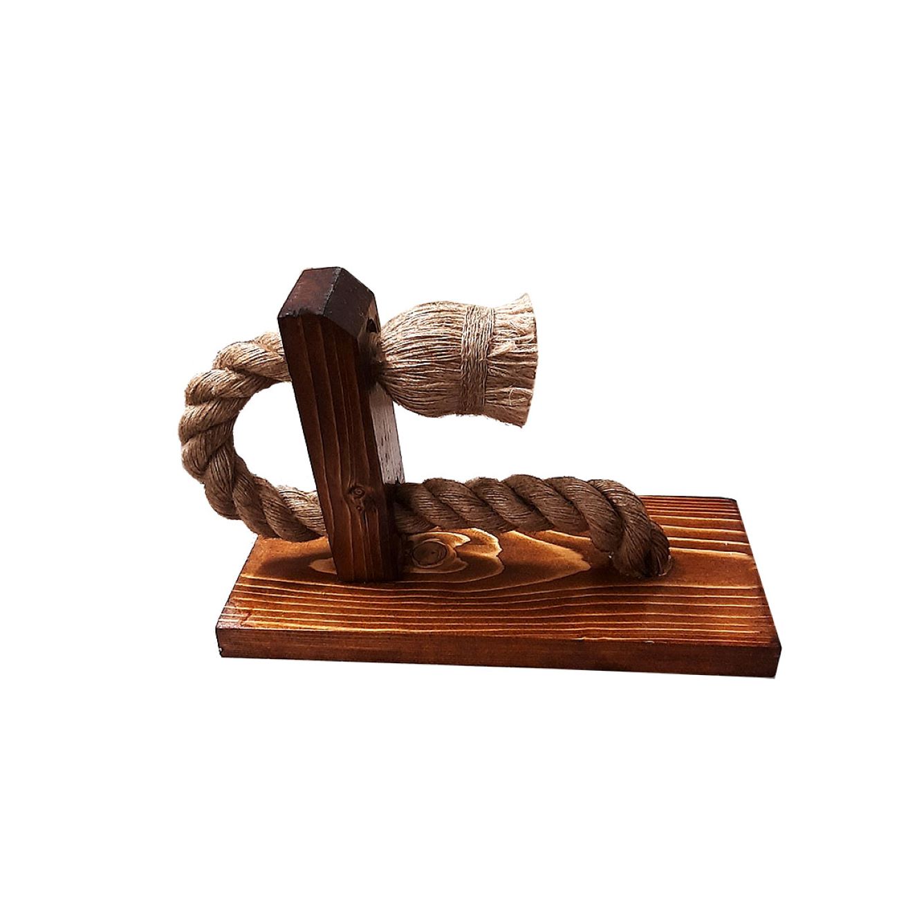 ضوء حائط بحبل من القنب الخشبي – تصميم بسيط