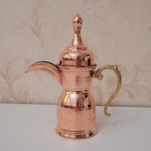 إبريق قهوة نحاسي لتحضير القهوة العربية – موديل عليّة