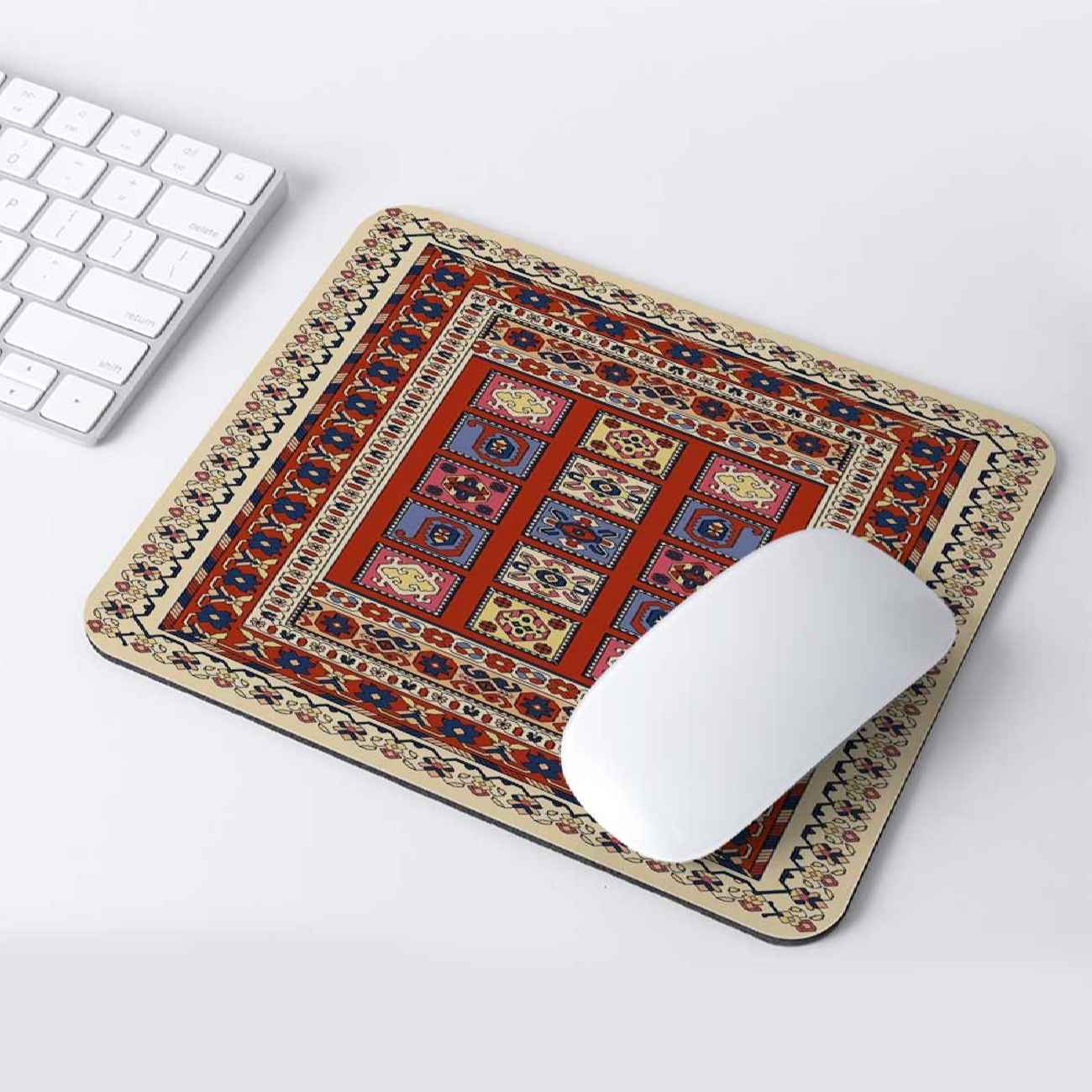 لوحة مكتب ماوس بتصميم بتصميم سجادة إيرانية