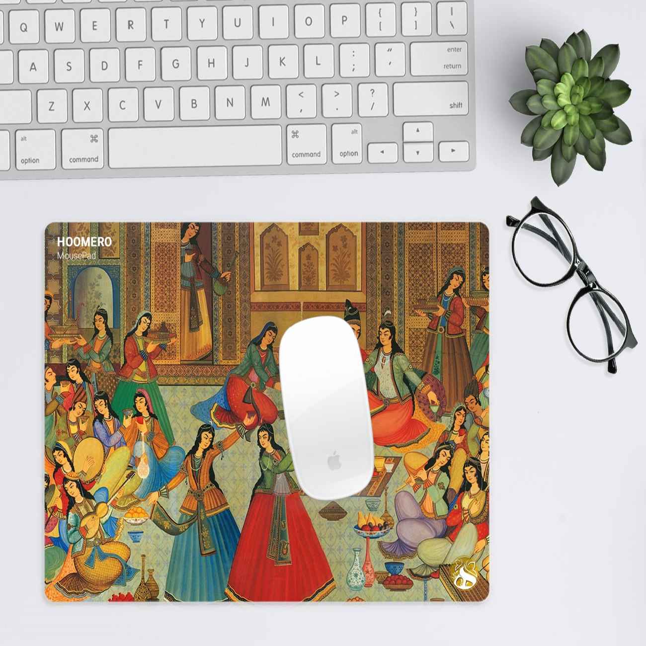 لوحة مكتب ماوس أنيقة بتصميم احتفالي إيراني