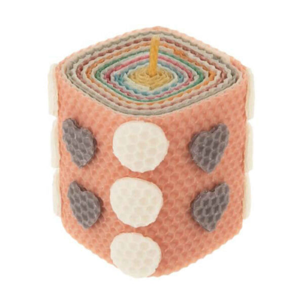 شمعة شمع العسل الطبيعية الأنيقة المصنوعة يدوياً