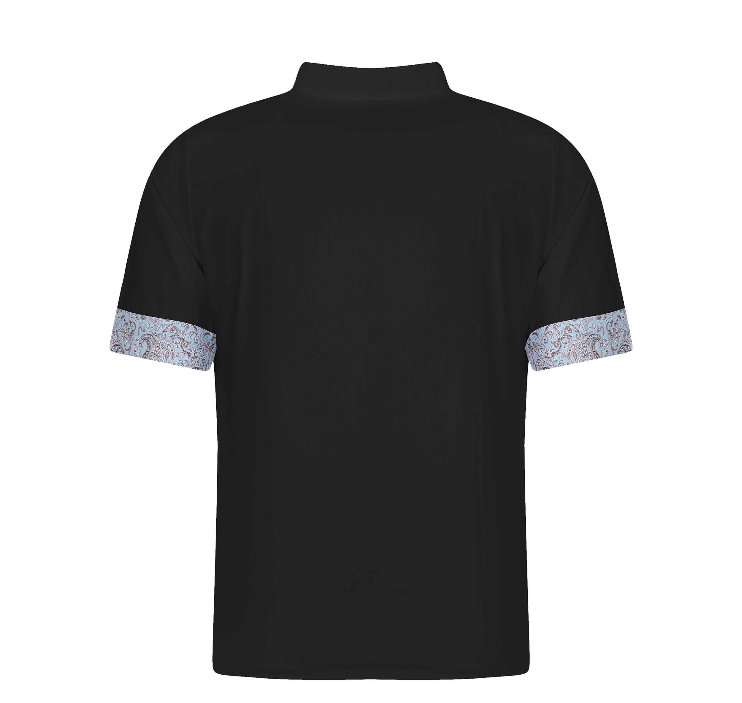 جاكيت شيف إيراني رجالي بأكمام قصيرة بتصميم بيزلي